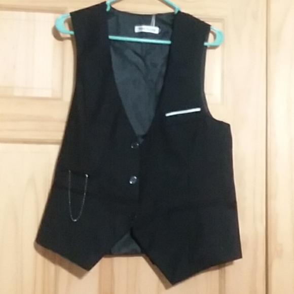 Han bang Other - Han bang NWT Black Suit Vest